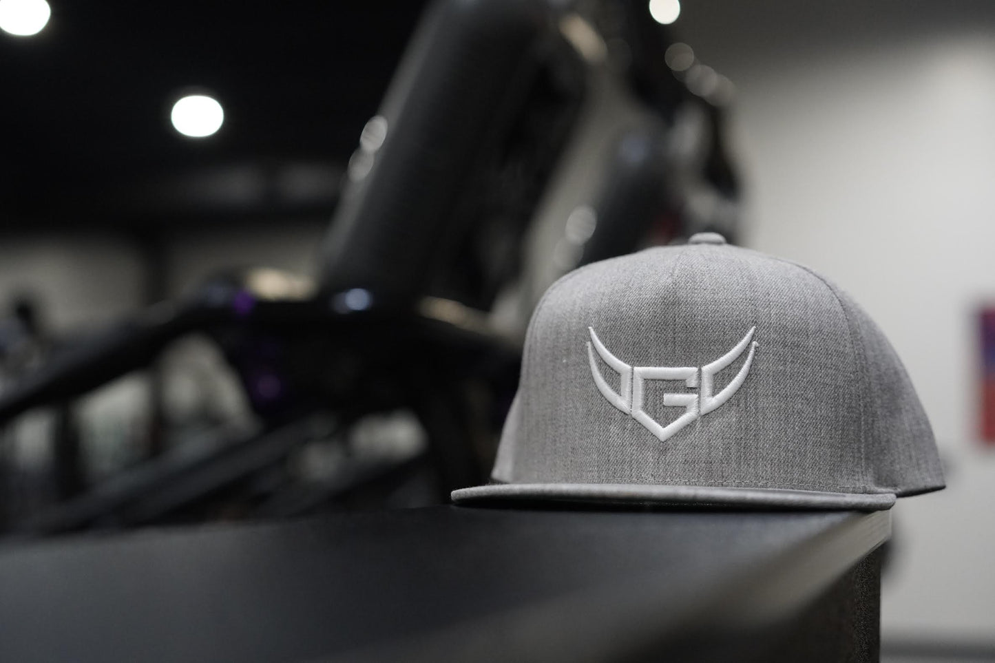 Gray Snapback Hat