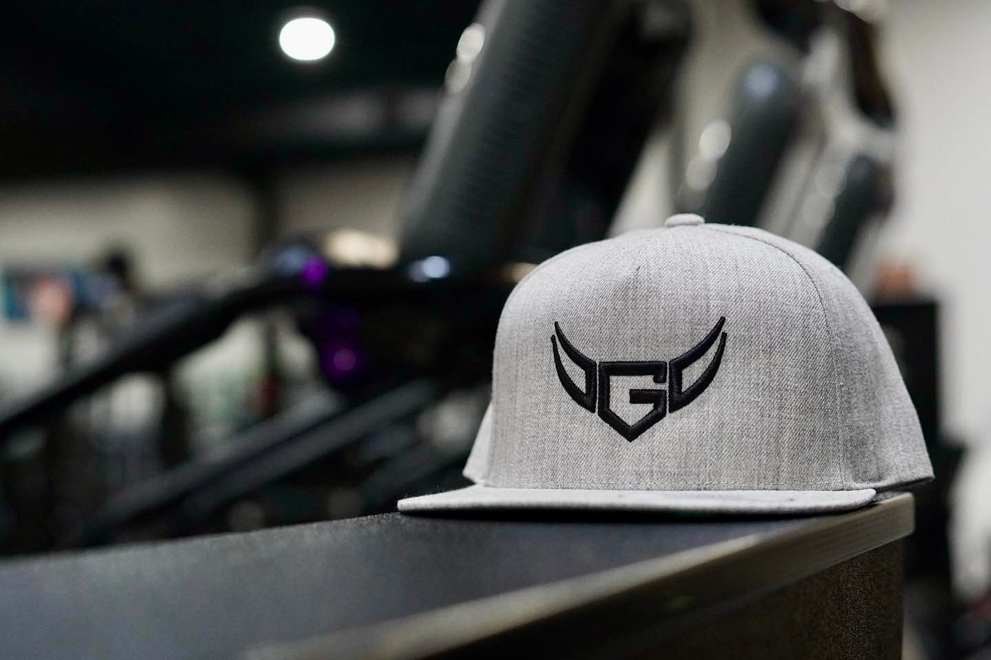 Gray Snapback Hat